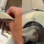 Čiščenje tuš kabine z alu folijo