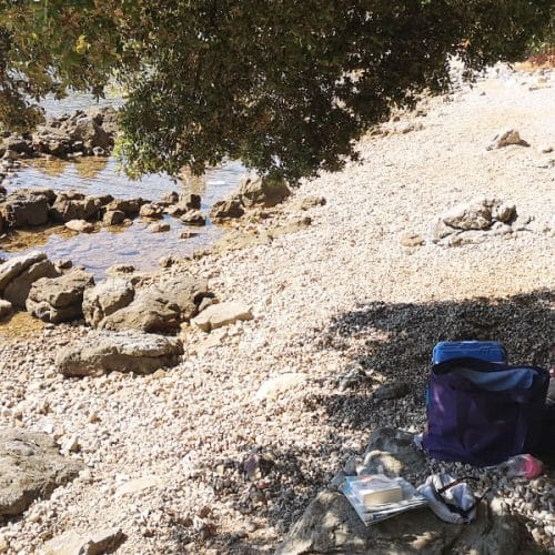 Slovenci na Jadranu: ta prizor na plaži se ponavlja vsako jutro že pred sedmo uro