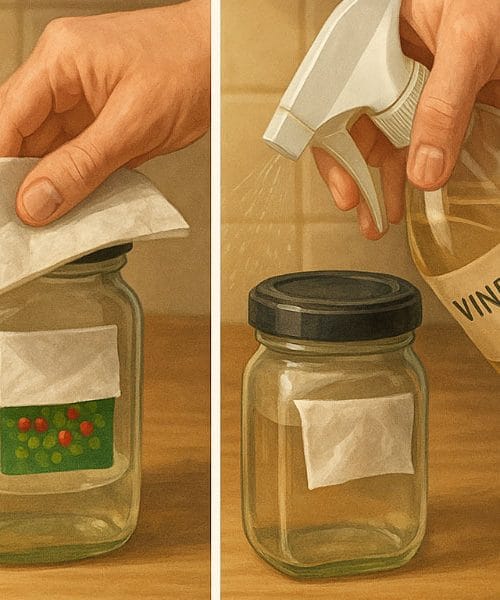 Olje in sol odstranita nalepke s steklenih kozarcev – brez truda