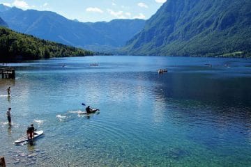 Bohinjsko jezero doseglo nov avgustovski temperaturni rekord