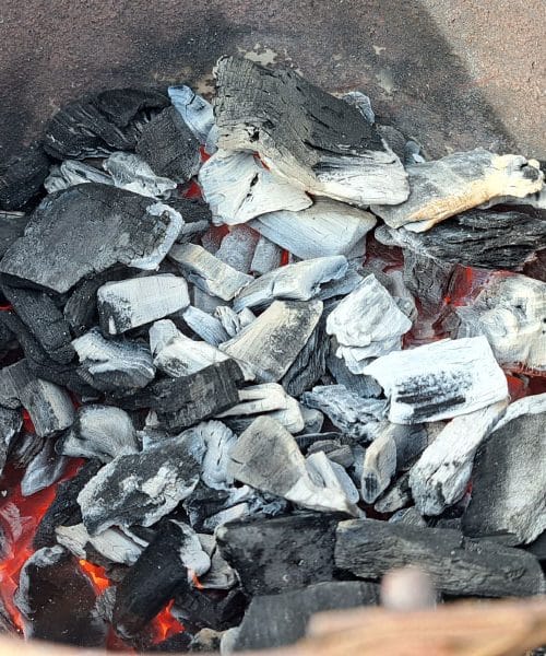 Koliko oglja potrebujete za žar za dve osebi – odgovor, ki vam bo prihranil živce in denar