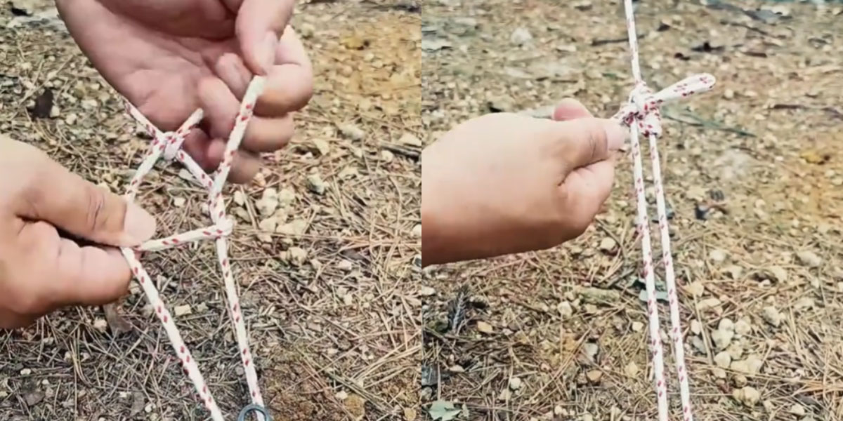 Najbolj uporaben vozel na kampiranju