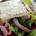 Grška solata, feta sir