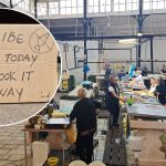 Nema ribe, napis pred ribarnico