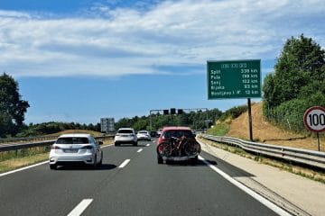 Ta del poti proti Dalmaciji odloči, ali boste stali ali vozili naprej