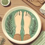 Namočite noge v rožmarin