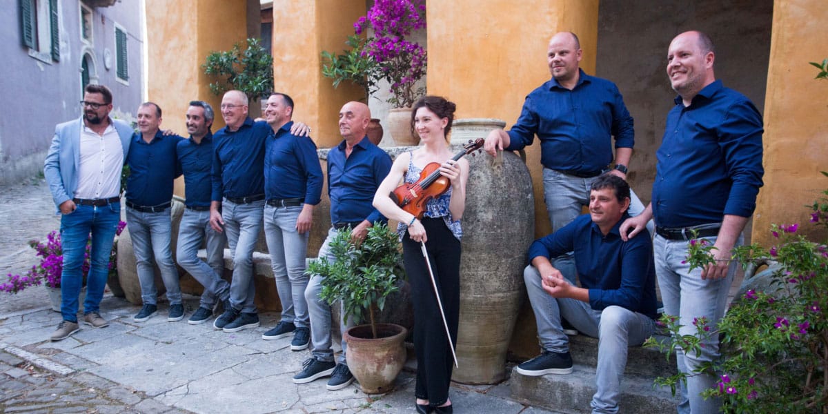 Tomaž Kaligarič in klapa Solinar