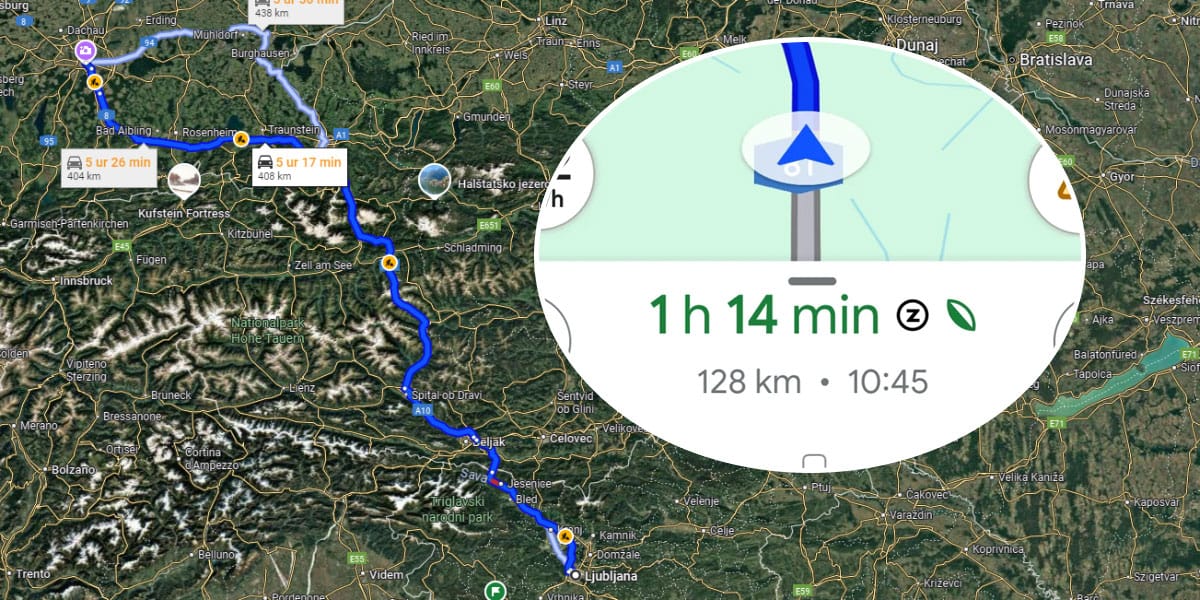 Črka Z na Google Zemljevidih