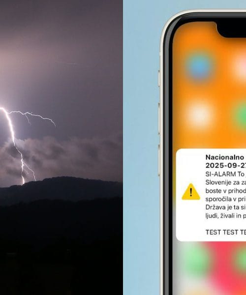 SI-Alarm: V soboto, 27. septembra, boste ob 12. uri prejeli testno opozorilo