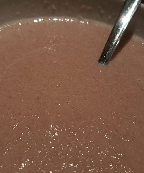 S tem boste preprečili, da bi v čokolinu nastale grudice