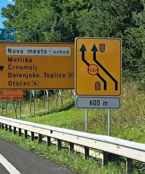 Na dolenjski avtocesti proti Ljubljani bo do 25. oktobra zaprt priključek Novo mesto zahod
