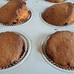 Muffini z velikimi koščki čokolade