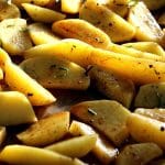 Pečen krompir z olivnim oljem