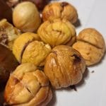 Pečeni kostanj na plošči