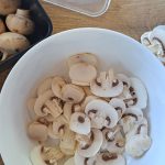 Rezanje šampinjonov