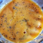 Kakijev puding in chia semena