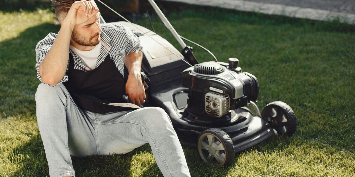 Košnja trave v novembru