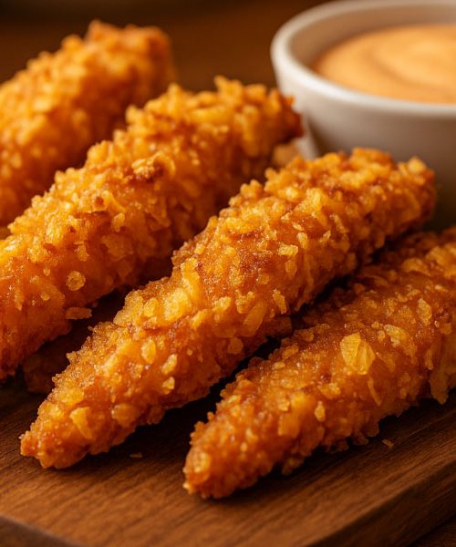 Kaj imajo skupnega piščančji trakci in čips? Super kosilo!