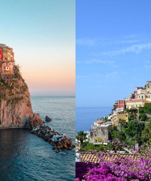 Positano in Cinque Terre – dva obraza italijanske obale, ki ju mnogi zamenjujejo
