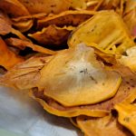 Posušeni kakiji, debelina