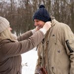 Prvi sneg in težave doma