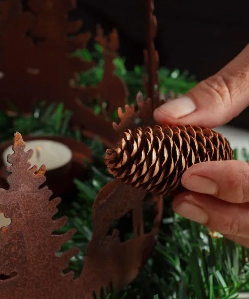 Brez enostavnega dodatka iz gozda ni pravega adventnega venčka