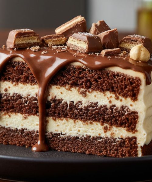 Kinder Bueno torta, ki je obnorela splet – razkošna sladica za ljubitelje čokolade