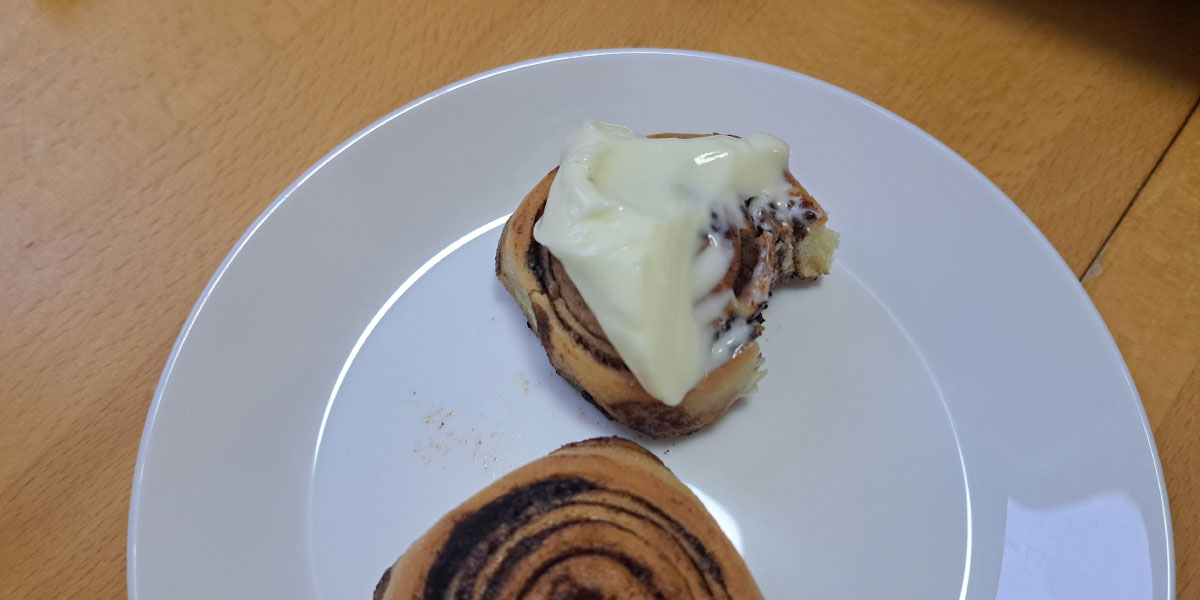 Cimetove rolice, preliv