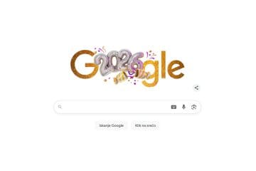 Google je 31. decembra izpostavil besedo »Silvestrovo«