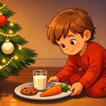 Mleko, piškotek, korenček