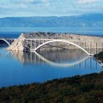 Most na otok Krk, Hrvaška