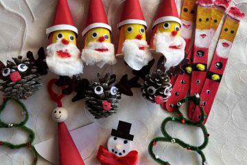 Najbolj enostavni novoletni okraski, ki jih lahko naredite z vnuki