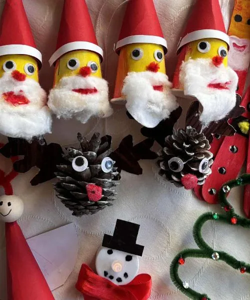 Najbolj enostavni novoletni okraski, ki jih lahko naredite z vnuki