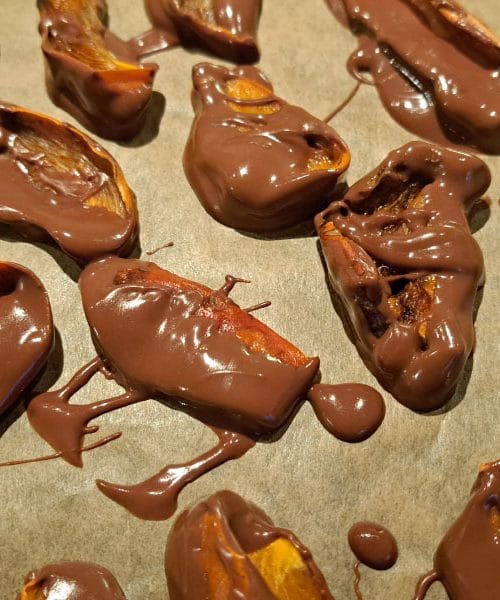 Ne boste verjeli, kaj se zgodi, ko suho sadje potopite v toplo čokolado