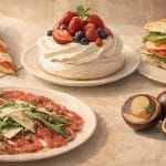 Karpačo, Margerita, Pavlova torta, Mozart kroglice