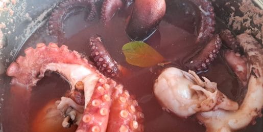 Na severu Španije hobotnico pripravljajo na poseben način