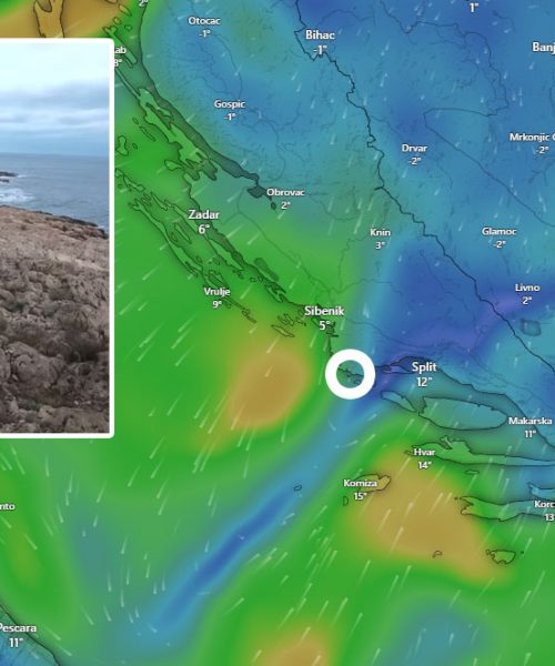 Punta Planka znova potrjuje sloves kraja, kjer se morje razdeli na dva dela