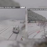 Sneg, Porozina (Cres), Valbiska (Krk)