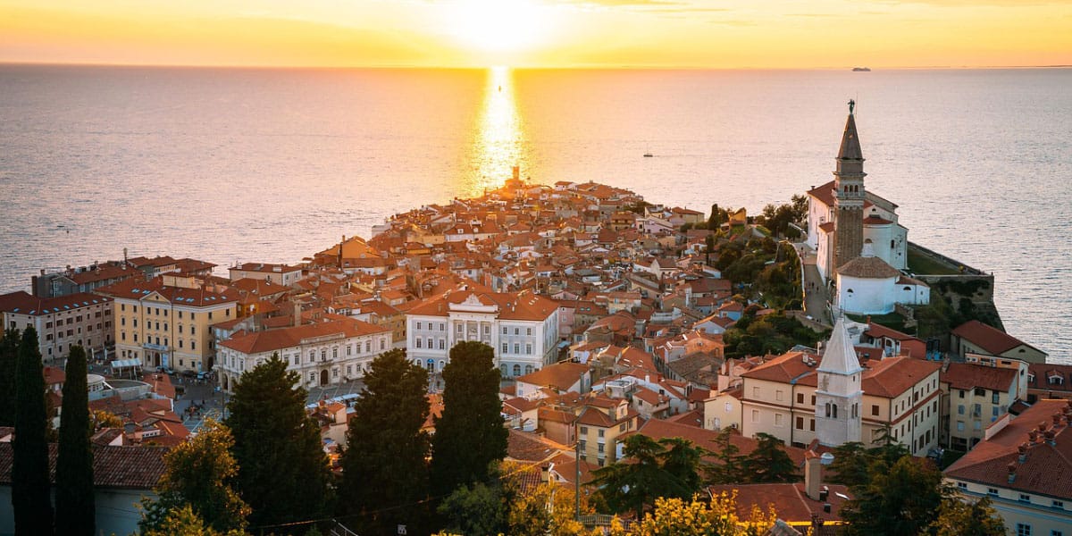 Sončni zahod, Piran