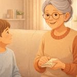 Vnuk, babica, vnukinja