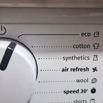 Eco program pri sušilnem stroju