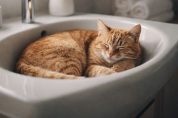 Zakaj mačke obožujejo umivalnike? Razlog vas bo presenetil