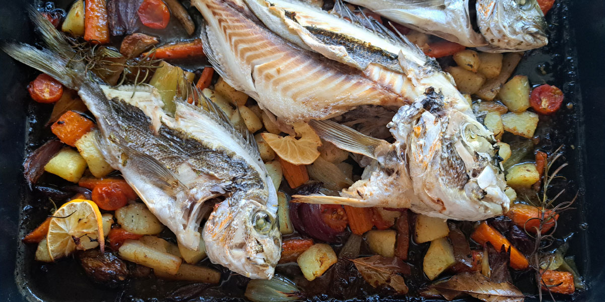 Riba, orada, pečica