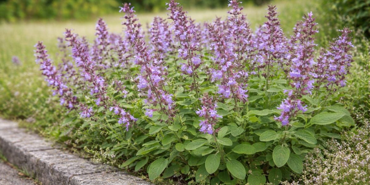 Žajbelj na vrtu odganja polže