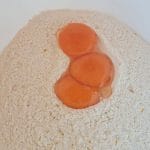 Jajca, limonina lupinica, moka