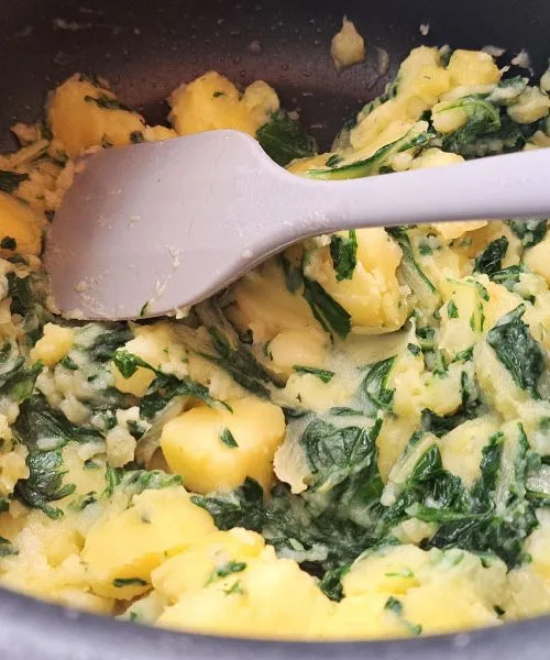 Kako narediti res dober kuhan krompir z blitvo?