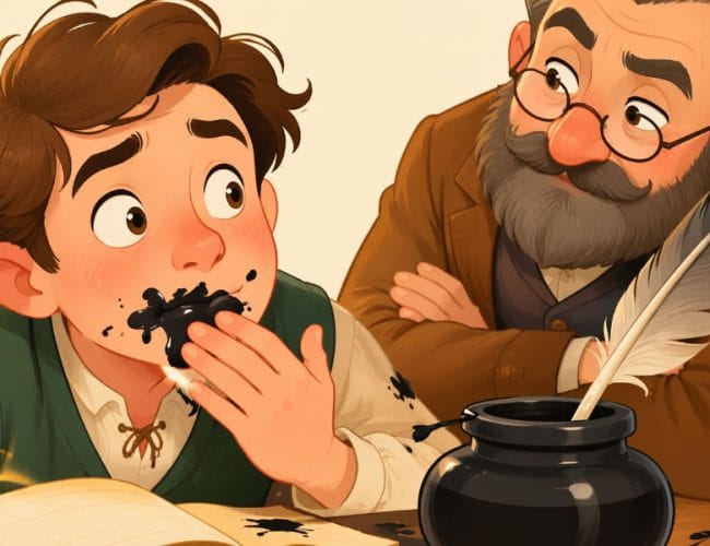 “Dati tinto piti”: stari izraz, ki zveni ostro, a skriva zgodbo o kazni in črnilu