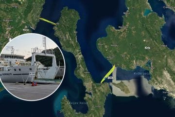 Če se na Cres odpravljate iz Ljubljane, je ta trajektna pot skoraj vedno najhitrejša