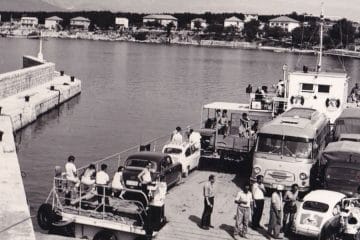 Tako so nekoč potovali s trajektom po Jadranu