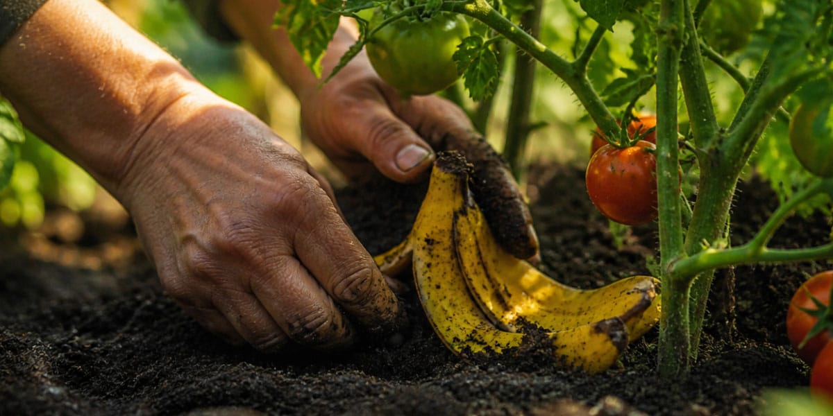 Pod paradižnik zakopljete bananin olupek – trik z vrta ali le mit?
